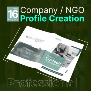 Company or NGO Profile Content writing and Design
